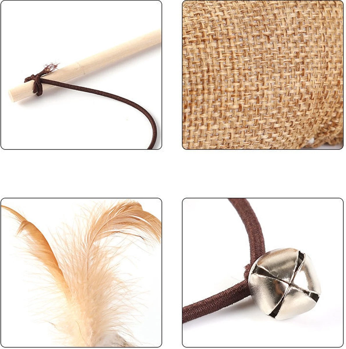 Kattenspeelgoed - Set Met 7 Kattenspeeltjes - Complete Set - Kattenhengel - Speelmuis 4 Kattenspeelgoed - Set Met 7 Kattenspeeltjes - Complete Set - Kattenhengel - Speelmuis - Image 2