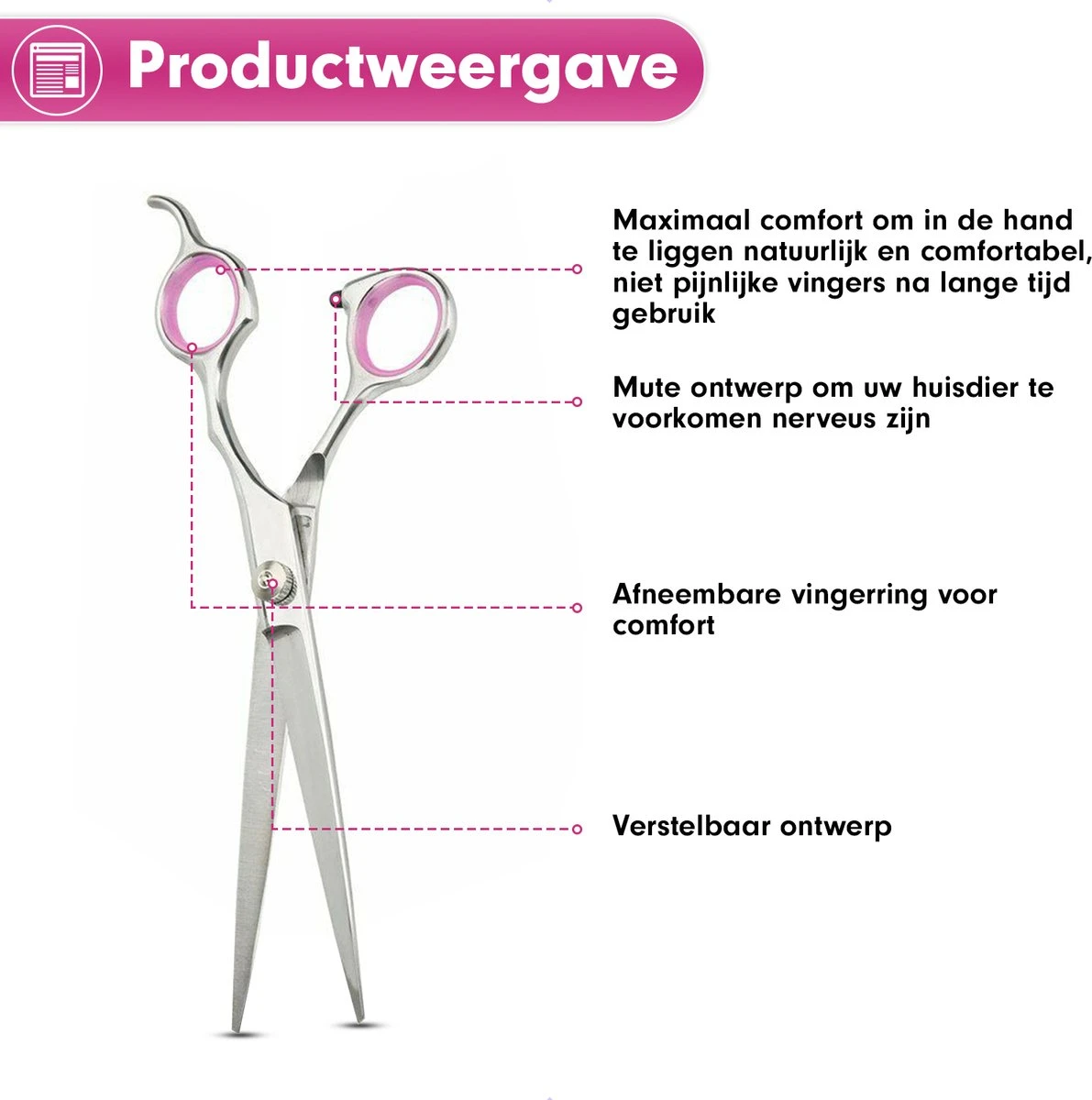 Professor Q - Hondenschaar Krom - Krommende Hondenschaar Links - Professionele Hondenschaar 5 Professor Q - Hondenschaar Krom - Krommende Hondenschaar Links - Professionele Hondenschaar - Image 3