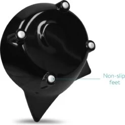 Navaris Voerbakjes Voor Katten - Set Van 3 Voer- En Waterbakken - Met Kattenkopjes Vorm - Antislip - Etensbakjes In Grijs, Wit En Zwart -Huisdierbenodigdheden Korting 1194x1200 24