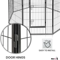 MaxxPet Puppyren - Hondenbench - Hondenren- Puppyren Met 8 Kennelpanelen - Staal -80 X 100 Cm Ø 210 Cm 12 MaxxPet Puppyren - Hondenbench - Hondenren- Puppyren Met 8 Kennelpanelen - Staal -80 X 100 Cm Ø 210 Cm -Huisdierbenodigdheden Korting 1194x1200 7