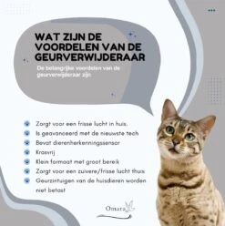 Omara Geurverdrijver – Kattenbak Geurverdrijver – 2023 Model- Oplaadbaar – 100% Krasvrij- Geurverwijderaar- Slimme Sensor 18 Omara Geurverdrijver – Kattenbak Geurverdrijver – 2023 Model- Oplaadbaar – 100% Krasvrij- Geurverwijderaar- Slimme Sensor -Huisdierbenodigdheden Korting 1195x1200 13