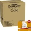 Gourmet Gold Fijne Hapjes In Saus - Kattenvoer Natvoer - Vis/Vlees - 96 X 85 Gr