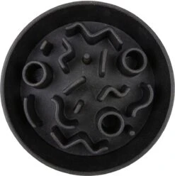 District 70 BAMBOO Slowfeeder - Stijlvolle Anti-schrok Voerbak Voor Honden - Kleur: Donkergrijs, Maat: Large Ø28 Cm (2500 ML) -Huisdierbenodigdheden Korting 1196x1200 10