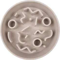 District 70 BAMBOO Slowfeeder - Stijlvolle Anti-schrok Voerbak Voor Honden - In De Kleur Merengue, Ice Blue En Donkergrijs – Maat Small Of Large - Kleur: Merengue, Maat: Small Ø21 Cm (1200 ML) -Huisdierbenodigdheden Korting 1196x1200 14