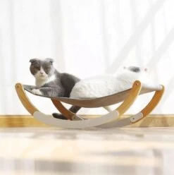 LuxeBass 2-In-1 Katten Hangmat | Hangmat Kat Met Optioneel Wiegfunctie | Wiegen Of Stabiel -Huisdierbenodigdheden Korting 1196x1200 28