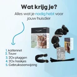 Kattennet Voor Balkon 4 X 10 M - Kattennet - Katten Gaas - Zwart -Huisdierbenodigdheden Korting 1197x1200 27