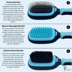 Petsify - Dierenborstel - Professionele 5 In 1 Hondenborstel - Voor Hond En Kat - Tweezijdig - Hondenkam - Kattenborstel - Kattenkam -Huisdierbenodigdheden Korting 1198x1200 8