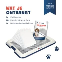 JC Pets Premium Pad Houder Met Rooster - Inclusief 20 Puppy Training Pads - Hondentoilet - Zindelijkheidstraining Hond -Huisdierbenodigdheden Korting 1199x1200 6