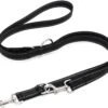 Happilax Dog Leash 2m Adjustable - Black/Reflective - 3-Step Adjustable Leash - Double Leash, Tug Leash - Geschikt Als Hondenriem Voor Grote Honden Of Als Sleepriem Voor Kleine Honden. -Huisdierbenodigdheden Korting 1200x1000 3