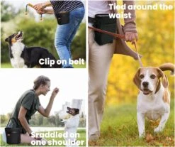 BOTC Honden Beloning Tasje – Beloningstasje - Honden Snoepjes – Beloningszakje - Zwart -Huisdierbenodigdheden Korting 1200x1004 2