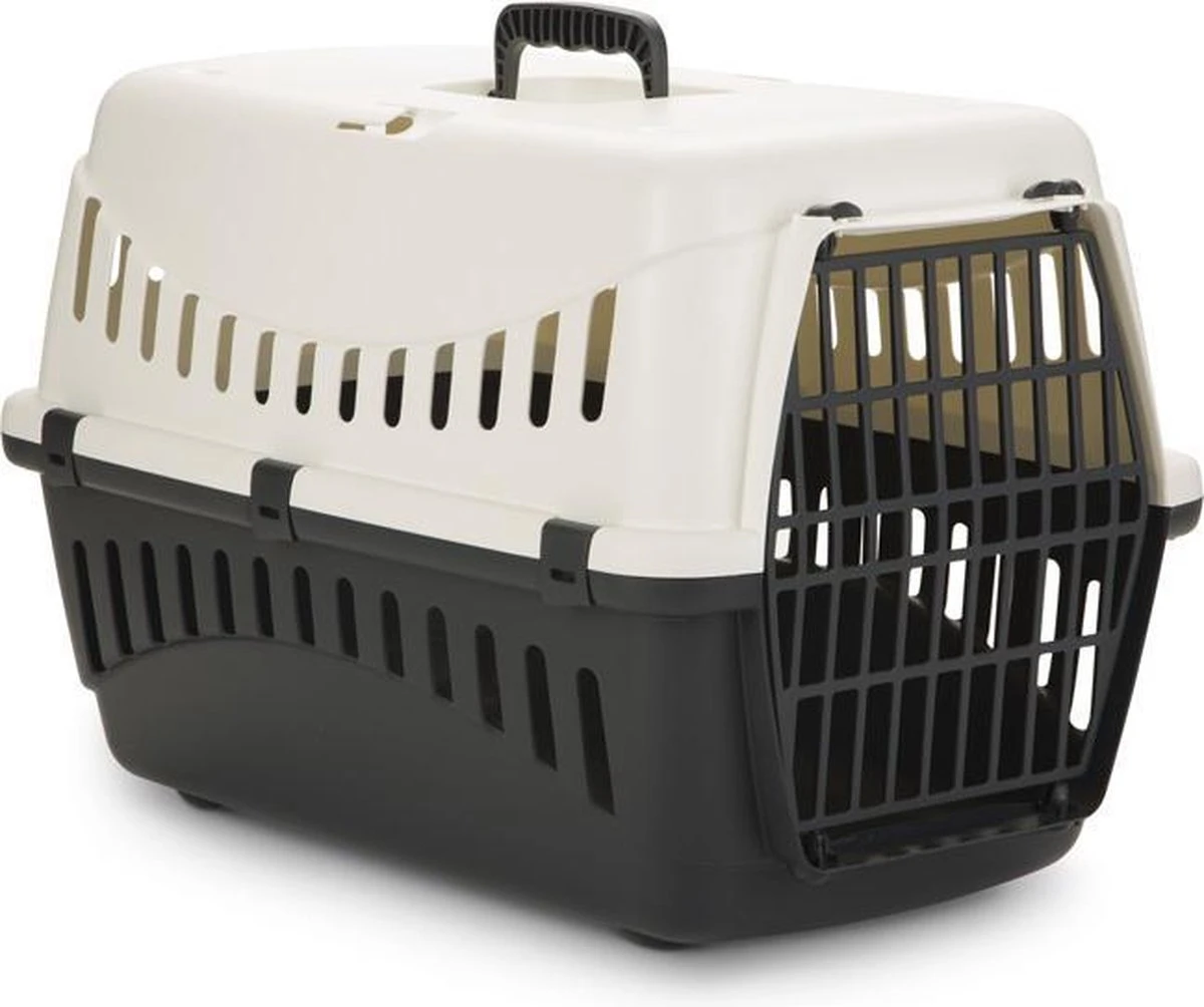 Beeztees Gypsy - Reismand - Creme/Antraciet - 58x38x33 Cm 3 Beeztees Gypsy - Reismand - Creme/Antraciet - 58x38x33 Cm