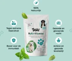 Toshi Multi Vitaminen Met Omega-3 - 100% Natuurlijke Hondensnack Voor Kleine En Grote Honden - Hondenkoekjes Voor Een Gezonde Levensstijl -Huisdierbenodigdheden Korting 1200x1008 3