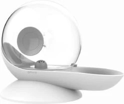 DrPhone AluPet3 – Unieke Waterbak – Automatisch Gevuld - Drinkfontein - 2.8 Liter - Eenvoudig Schoon – Geschikt Voor Zowel Hond Als Kat – Wit/Grijs