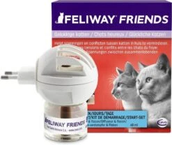 Feliway Friends - Startset - 1 Verdamper Met 1 Vulling - 48 Ml - Anti-conflict Voor Katten -Huisdierbenodigdheden Korting 1200x1009 2