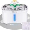 Qumax RVS Drinkfontein Voor Kat Met 3 Filters & Matje - Water Fontein - Waterdispenser - Waterautomaat - 2,5 L -Huisdierbenodigdheden Korting 1200x1010 1