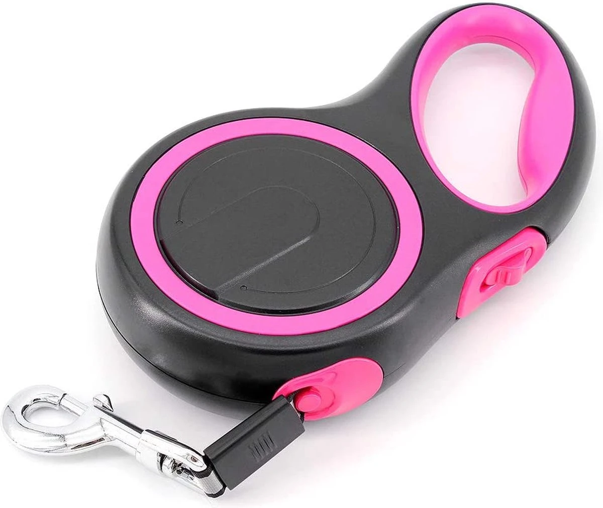 IGOODS - Uitlaatriem - Honden Riem - Katten Riem - Uitlaatriem Voor Dieren - Rollijn - 5 Meter Lang Roze 6 IGOODS - Uitlaatriem - Honden Riem - Katten Riem - Uitlaatriem Voor Dieren - Rollijn - 5 Meter Lang Roze - Image 4