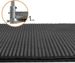 Behave Kattenbakmat - Dubbele Laag - Honingraatdesign - Waterdicht - Katten Grit Opvanger - Schoonloopmat - Kattenbak Mat - Zwart - 45*60 Cm -Huisdierbenodigdheden Korting 1200x1012 10