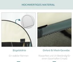 PawHut Hondenbox Inklapbare Hondentransportbox Dier 2 Kleuren 5 Maten 1O-T46O-R3DG-2 -Huisdierbenodigdheden Korting 1200x1014 7