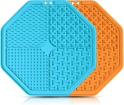 HAPPY DOG HappyDog Likmat Hond – Voermat Hond – Anti Schrok Mat – Slowfeeder Hond – Blauw -Huisdierbenodigdheden Korting 1200x1019 1