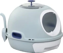 PawHut Kattentoilet Kattenbak Dakraam Bodembak Schep Draagbaar PP ABS D31-012 -Huisdierbenodigdheden Korting 1200x1022 13