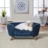 Enchanted Hondenmand / Sofa Romy Peacock Blauw (67,5X40,5X30,5 CM)