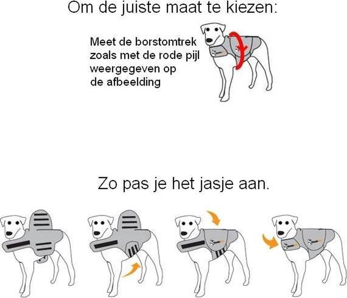 Thundershirt Antistress Vest - Dieren Antistressmiddel - Hond - Grijs - S - 43-53 Cm 8 Thundershirt Antistress Vest - Dieren Antistressmiddel - Hond - Grijs - S - 43-53 Cm - Image 6