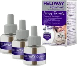 Feliway Optimum - Navulling 3-Pack - 3x Flacon 48 Ml - Anti-stress Kat -Huisdierbenodigdheden Korting 1200x1033 2