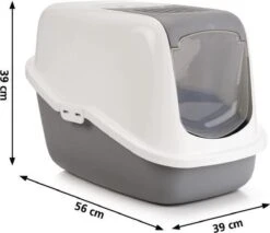 Savic Kattenbak Nestor - Medium -Huisdierbenodigdheden Korting 1200x1035 10