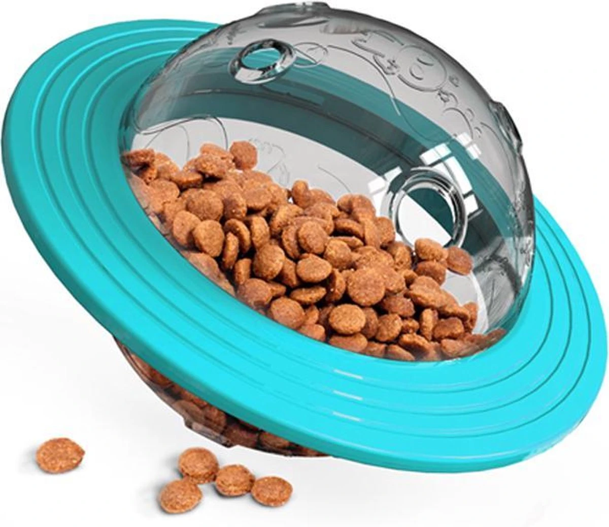 Merkloos Hondenspeeltje UFO Blauw Geschikt Voor Puppy's Tot En Met Grote Honden - Honden Speelgoed - Anti Bijt Speelgoed - Voerbal - Honden Speelgoed Intelligentie - Bijtspeelgoed - Interactieve Hond - Hondenspeeltjes - Traingsbal - Sterk Materiaal - Blauw 10 Merkloos Hondenspeeltje UFO Blauw Geschikt Voor Puppy's Tot En Met Grote Honden - Honden Speelgoed - Anti Bijt Speelgoed - Voerbal - Honden Speelgoed Intelligentie - Bijtspeelgoed - Interactieve Hond - Hondenspeeltjes - Traingsbal - Sterk Materiaal - Blauw - Image 8