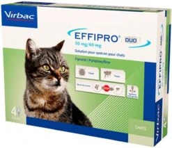 Virbac Effipro DUO Spot-On Kleine Kat (1 T/m 6 Kg) - 4 Pipetten -Huisdierbenodigdheden Korting 1200x1037 5