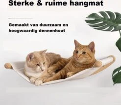 Klimmuur Kat XXL Editie - Krabpaal - Katten Klimmuur - Katten Klim Wand - Met Hangmat -Huisdierbenodigdheden Korting 1200x1039 7