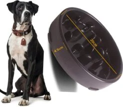 JU&MP Anti Schrokbak Hond - Voerbak Hond - Slow Feeder - Zwart -Huisdierbenodigdheden Korting 1200x1040 5