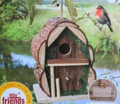 Vogelhuis Hangend Van Hout - Nestkast