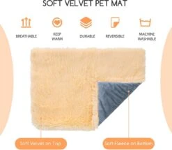 Nobleza Fluffy Benchkussen - Dierenkussen - Hondenkussen - Kattenkussen - Benchmat - Dierenmat - Hondenmat - Kattenmat - Crème - Maat L -Huisdierbenodigdheden Korting 1200x1043 5