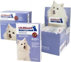 Elanco Milbemax Kauwtablet Hond - Anti Wormenmiddel - 12 G 4 Stuks 1 Tot 5 Kg -Huisdierbenodigdheden Korting 1200x1047