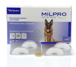 Milpro Ontwormingsmiddel - Hond Boven 5 Kg - 4 Tabletten -Huisdierbenodigdheden Korting 1200x1048 1