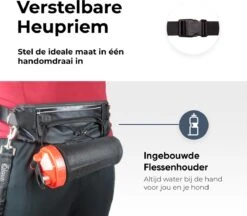 Canicross Looplijn Hond Met Heupriem Voor Hardlopen - Elastische Handsfree Hondenriem - Honden Trainingslijn - 150/200cm - Grijs -Huisdierbenodigdheden Korting 1200x1050