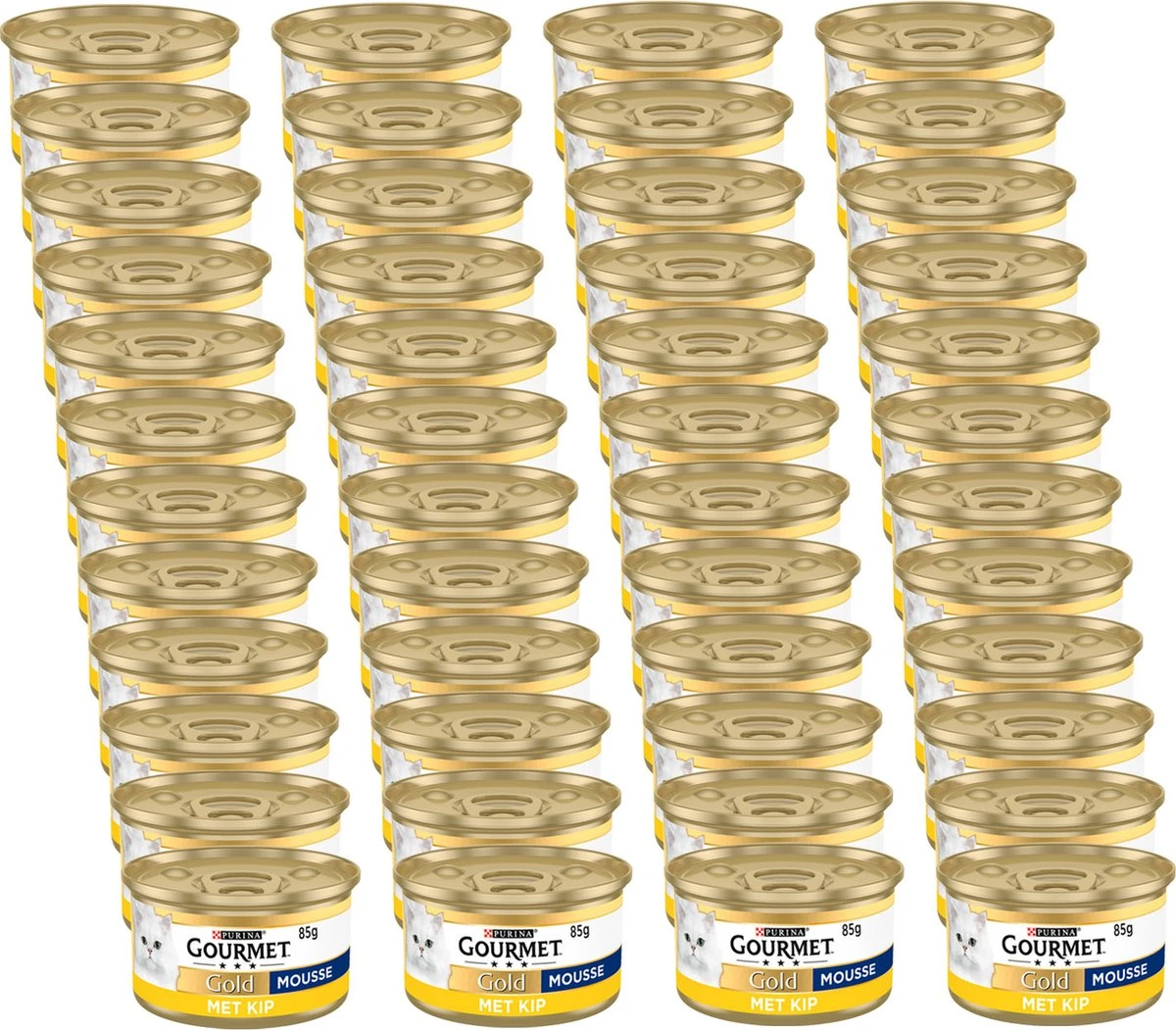 Merkloos Gourmet Gold Mousse 85 G - Kattenvoer - 48 X Kip 5 Merkloos Gourmet Gold Mousse 85 G - Kattenvoer - 48 X Kip - Image 3