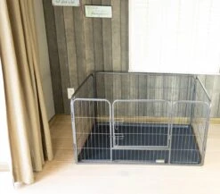 MaxxPet Puppyren - Hondenbench - Puppykennel - Hondenren - 125 X 78 X 80 Cm - Zwart -Huisdierbenodigdheden Korting 1200x1052 2