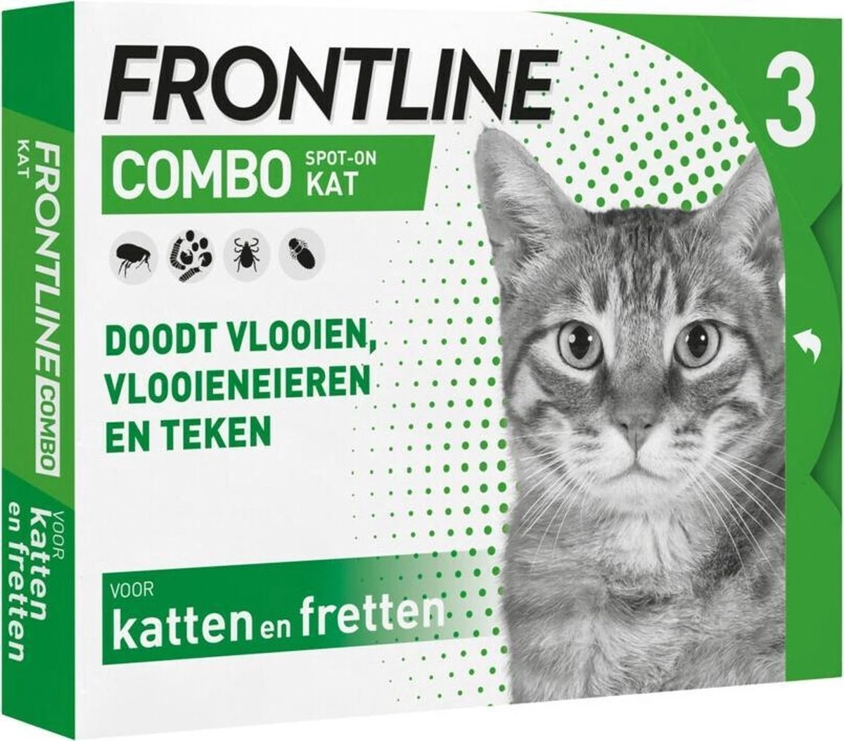Frontline Combo Anti Vlooienmiddel En Tekenmiddel Kat - 3 Pipetten 10 Frontline Combo Anti Vlooienmiddel En Tekenmiddel Kat - 3 Pipetten - Image 8