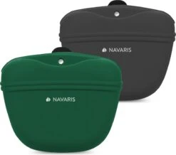 Navaris Honden Belongingszakje - Siliconen Voertasje - Set Van 2 - Traktatiezakje Voor Droogvoer En Natvoer - Met Magnetische Sluiting En Clip -Huisdierbenodigdheden Korting 1200x1057 10