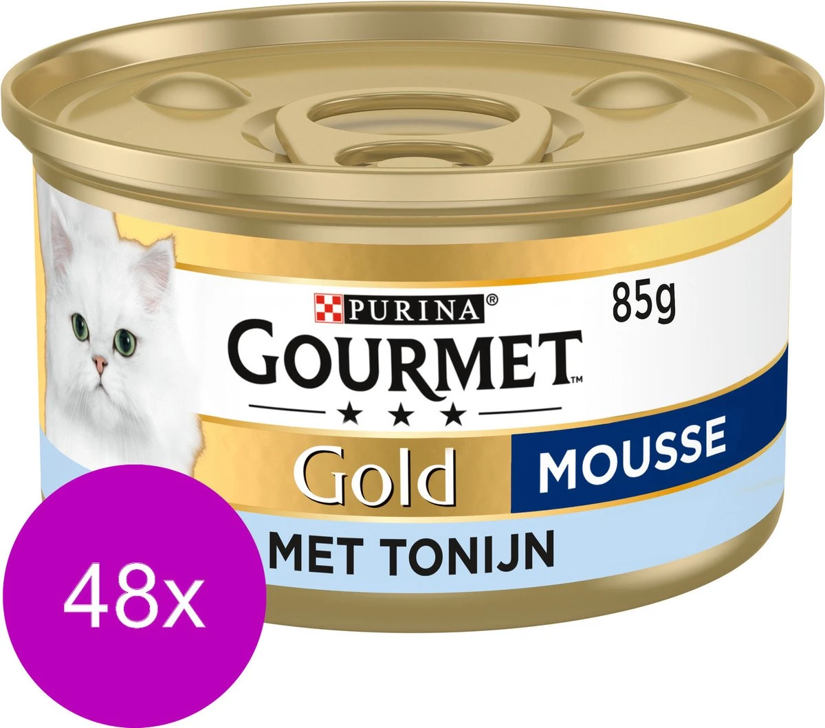 Gourmet Gold Mousse 85 G - Kattenvoer - 48 X Tonijn 5 Gourmet Gold Mousse 85 G - Kattenvoer - 48 X Tonijn - Image 3