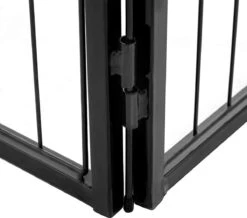 Transformeerbare Hondenren - Dieromheining Van 60 Cm Hoog En 210 Cm Diagonaal - Zwart -Huisdierbenodigdheden Korting 1200x1061 6