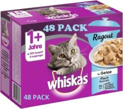 Whiskas 48x85g Ragout Vis - Zalm, Tonijn, Witte Vis 7 Whiskas 48x85g Ragout Vis - Zalm, Tonijn, Witte Vis -Huisdierbenodigdheden Korting 1200x1064 10