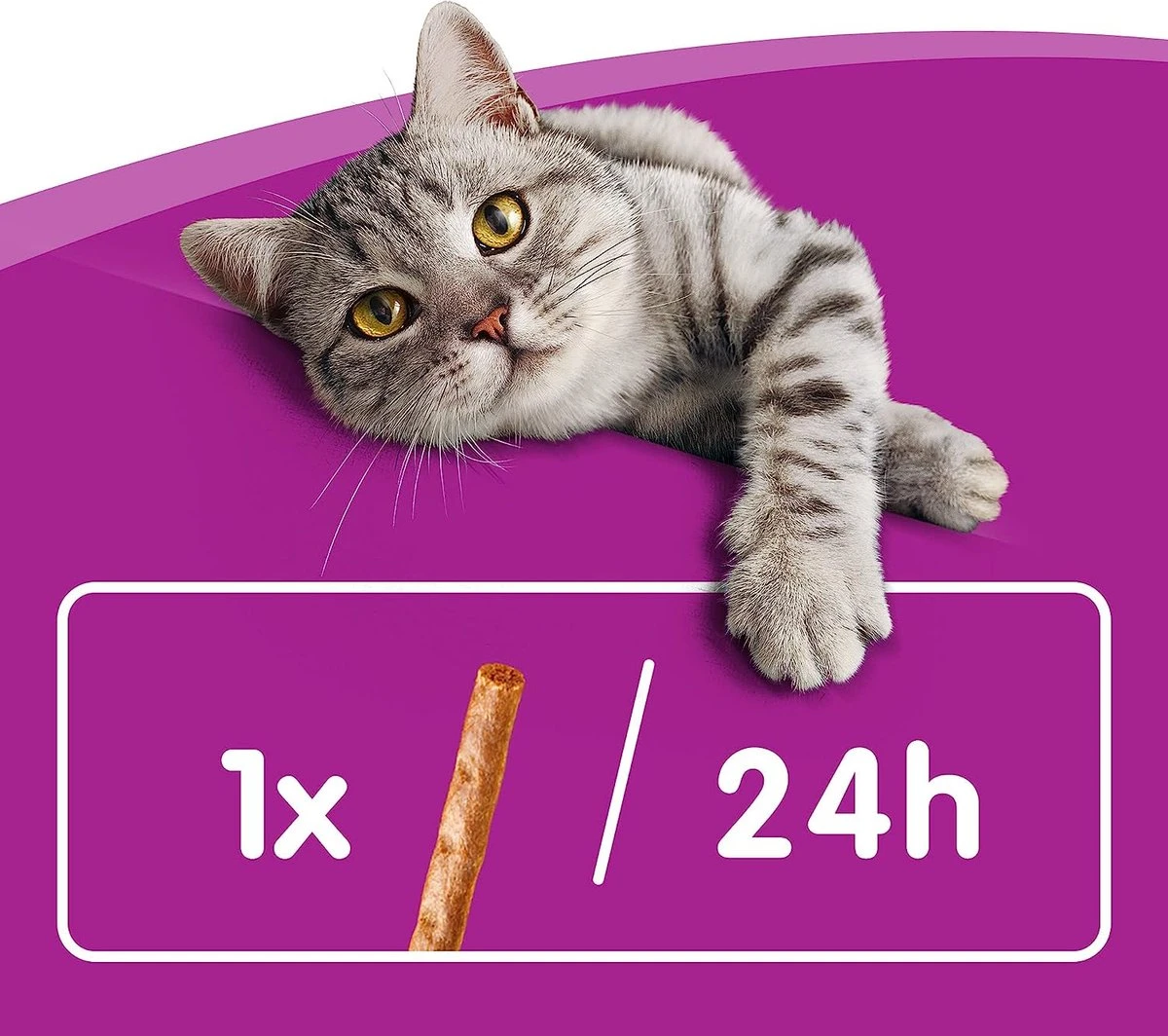 Whiskas Sticks Kattensnack - Kip - 14 X 6 Stuks 4 Whiskas Sticks Kattensnack - Kip - 14 X 6 Stuks - Image 2