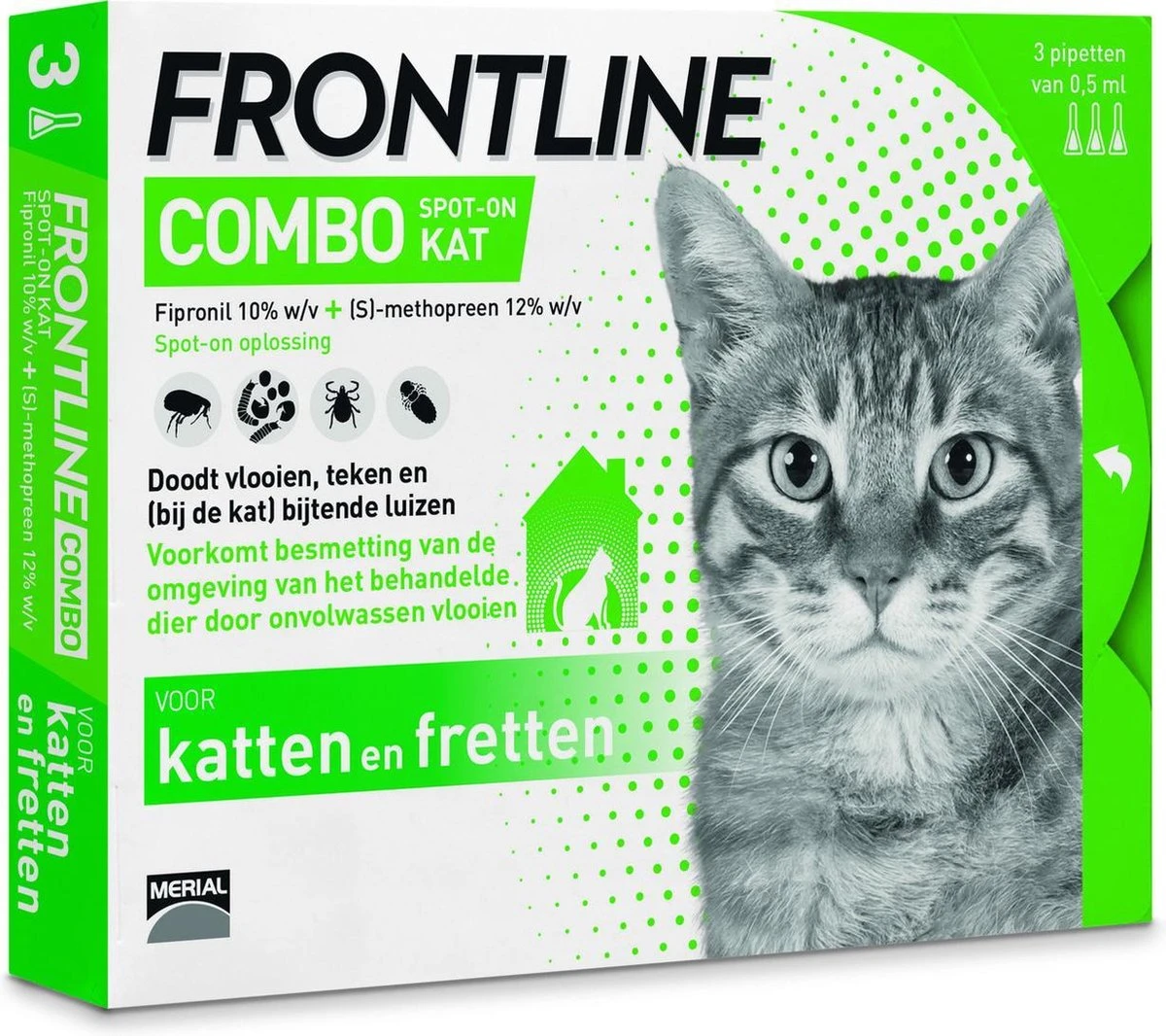 Frontline Combo Anti Vlooienmiddel En Tekenmiddel Kat - 3 Pipetten 11 Frontline Combo Anti Vlooienmiddel En Tekenmiddel Kat - 3 Pipetten - Image 9