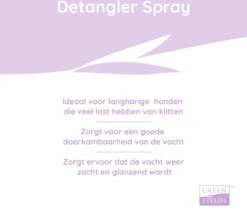 Greenfields Anti-Klit Spray Voor Honden - Ideaal Voor Honden Met Lange Of Krullende Vacht - 270 Ml -Huisdierbenodigdheden Korting 1200x1067 2