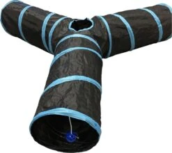 Adori Katten Tunnel 3 Gangen - Kattenspeelgoed - Ø25x50 Cm Zwart -Huisdierbenodigdheden Korting 1200x1071 11