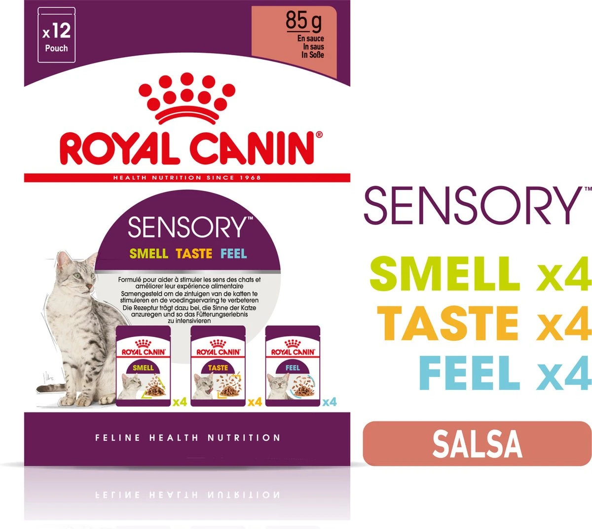 Royal Canin Sensory Multipack Mix - In Gravy - Kattenvoer - 12x85 G 3 Royal Canin Sensory Multipack Mix - In Gravy - Kattenvoer - 12x85 G