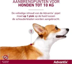 Bayer Advantix Vlooien & Teken Pipetten - Hond Tot 4Kg - 6 Stuks -Huisdierbenodigdheden Korting 1200x1072 3